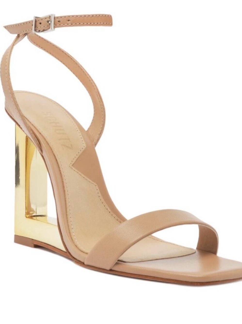 Schutz Filipa sandal 8.5 True Beige never worn